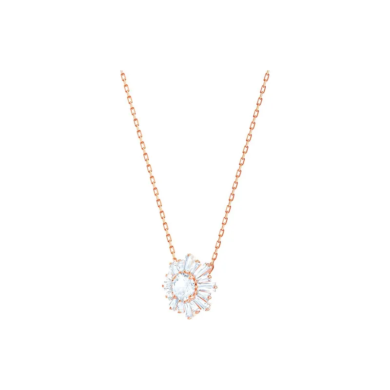Swarovski Rose Gold Tone Plated Necklaces Women's Rose Gold-1