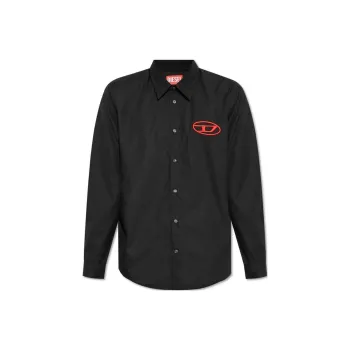 DIESEL S Simply D Logo Embroidered Shirt