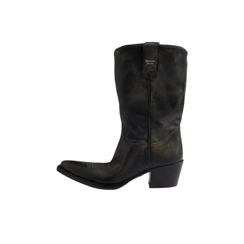 PRADA Ankle holder 4.5cm Women's Black