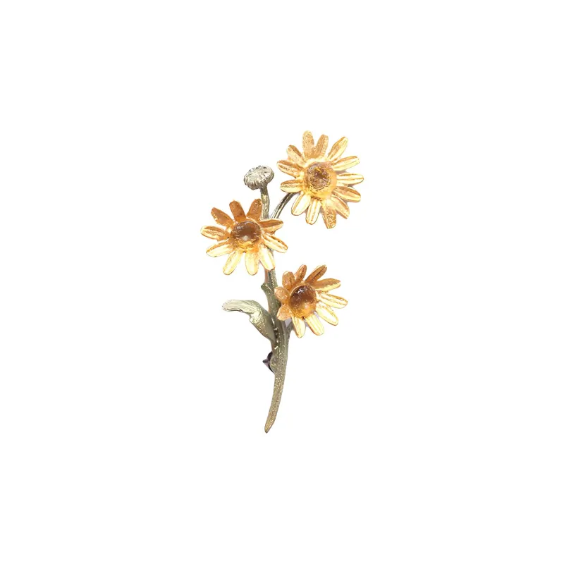 Michael Michaud Brooches Women's Yellow-0