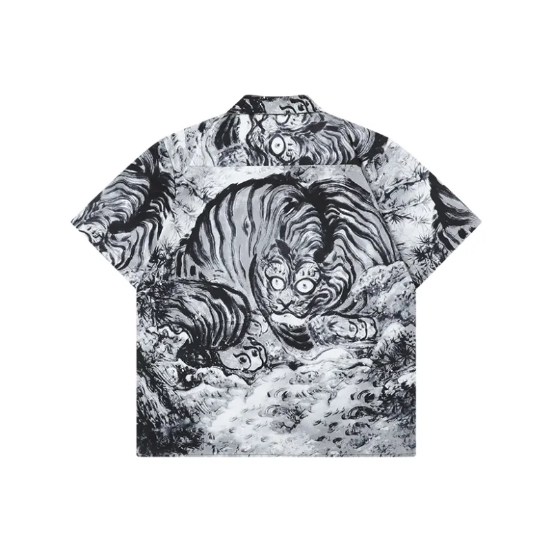 JUNGLE TIGER Shirt Unisex Black-1