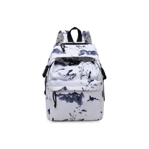 Single Warehouse Nylon Backpack Unisex Multicolor