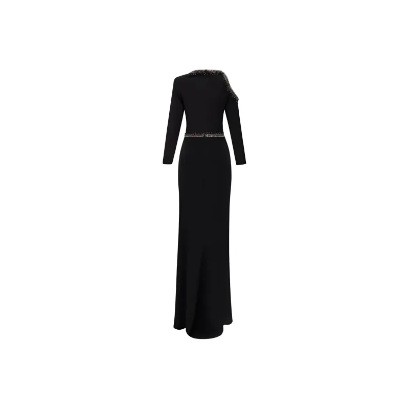 Gemy Maalouf Long-Sleeved Dresses Women's Black-1