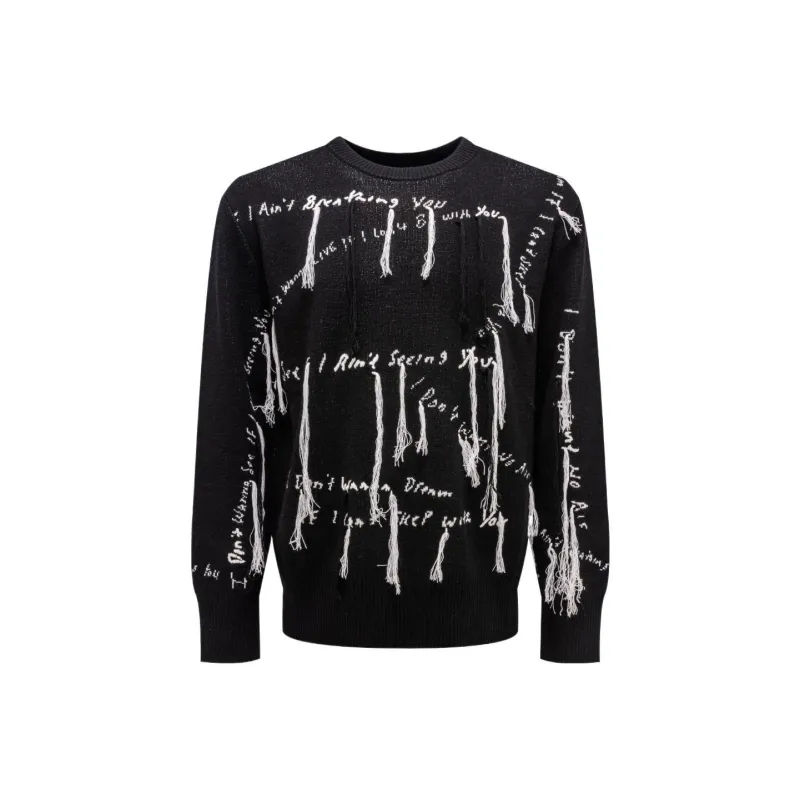 NATASHA ZINKO Sweater Men's Black-0