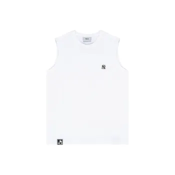 MLB Mlb Base Logo Tank Tops Unisex White