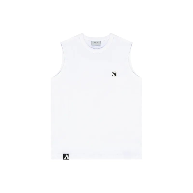 MLB Mlb Base Logo Tank Tops Unisex White-0