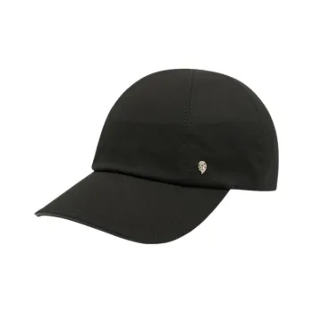 HELEN KAMINSKI Cow Leather, Cotton Baseball Caps Unisex Black