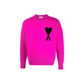 AMIPARIS Ami De Coeur Merino Wool Crewneck Jumper