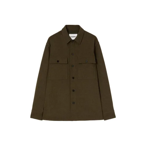 JIL SANDER + Buttoned Flannel Shirt