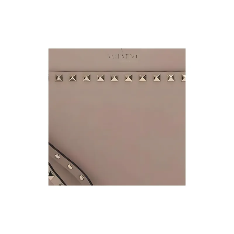 Valentino Leather Clutch Women's Vintage Pink-4