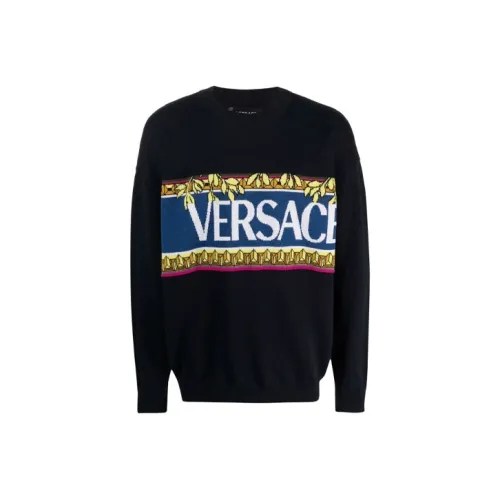 VERSACE Logo maniche Sweater