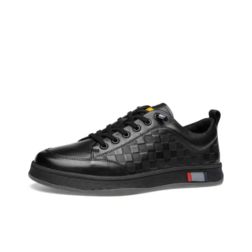 HD Slip Resistant Waterproof Abrasion Resistant Low Top Skateboard Shoes Men's