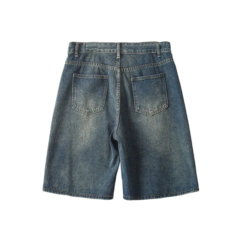 AMBER LIGHT Denim Shorts Unisex-1