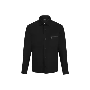 Ermenegildo Zegna Buttoned Long Sleeved Overshirt