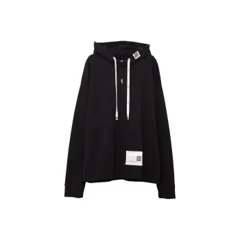 Maison Mihara Yasuhiro Measuring tape Cotton Hoodie