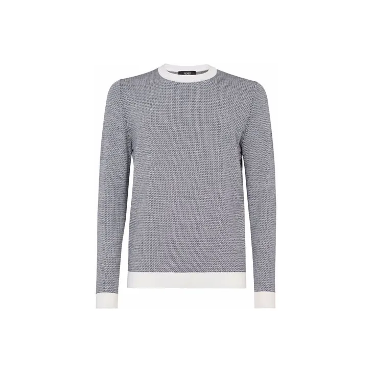 FENDI Sweaters Men Blue-0