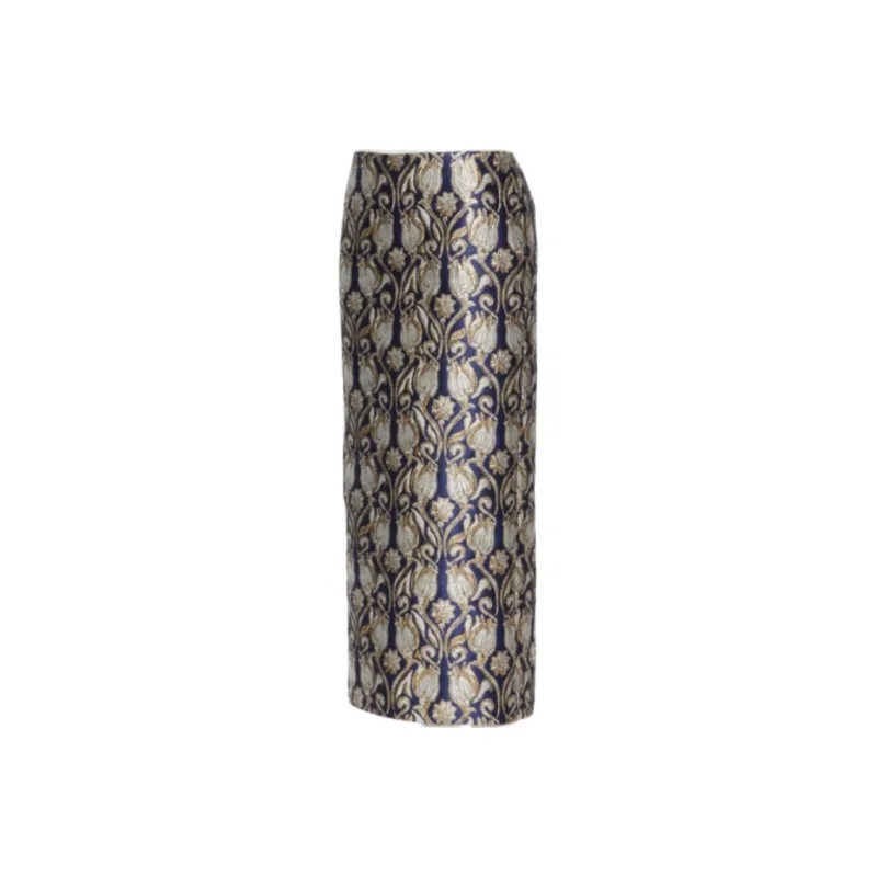 Valentino Casual Long Skirt Women's Blue-2