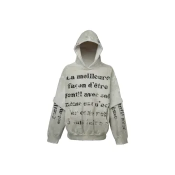 FIRE 2 COLD EGO Sweatshirt Unisex White Gray