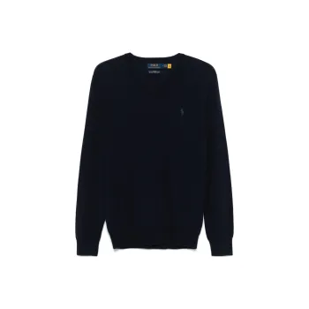 Polo Ralph Lauren Polo Pony Embroidered V Neck Jumper