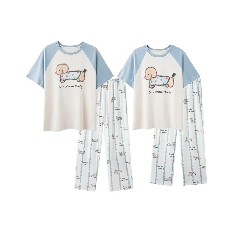 Qiao Ni Tong Unisex Pajama Sets-0