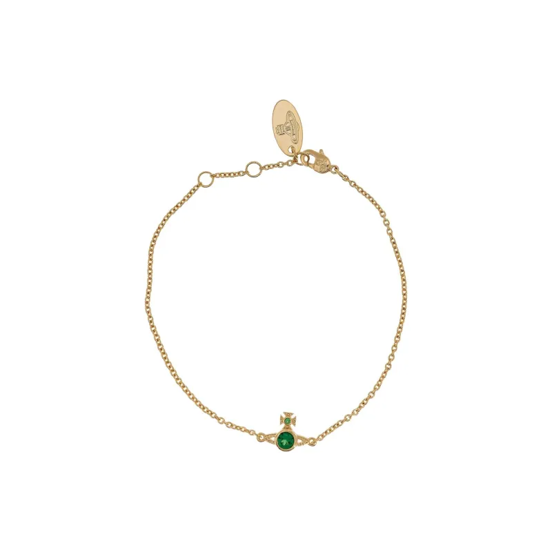 Vivienne Westwood Brass, Crystal Bracelets Women's Gold-0