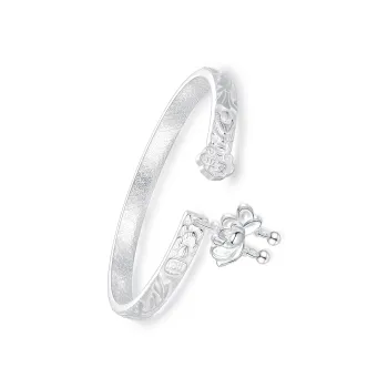 Nine Music S 999 Fine Silver Sterling Silver Bracelets Women's
