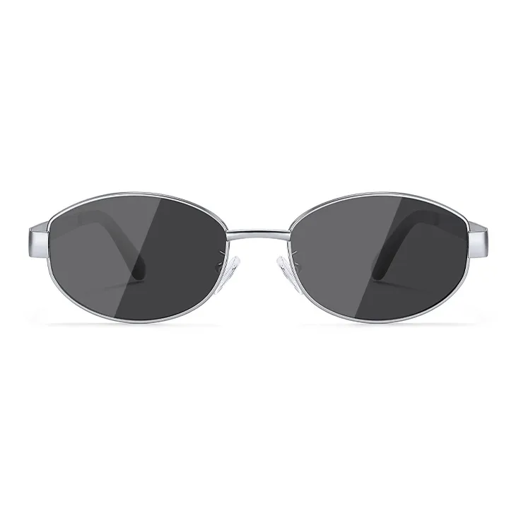 BERTHA Metal Oval Sunglasses Unisex-1