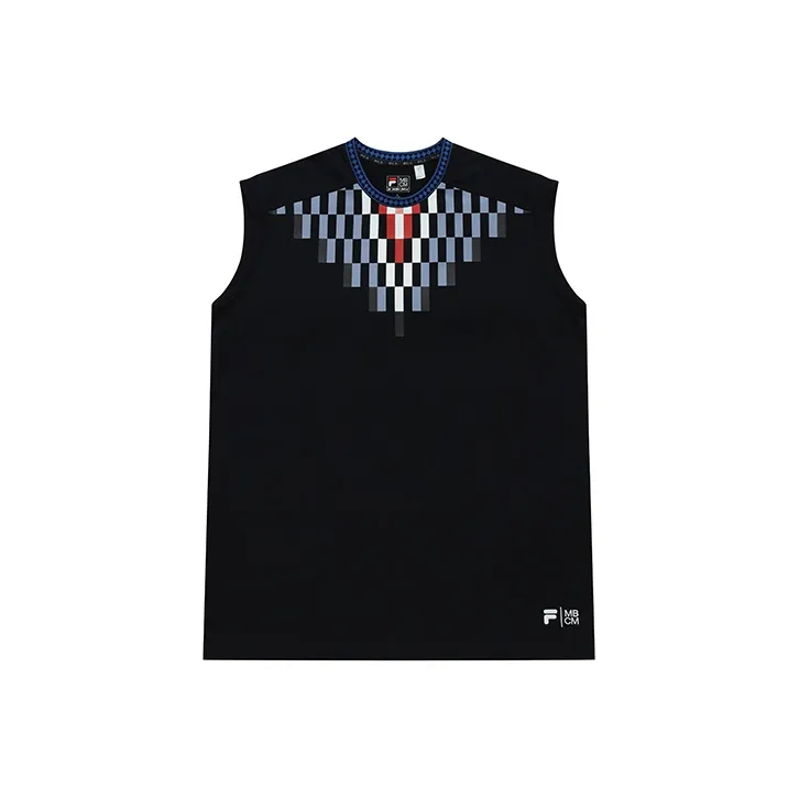 FILA FUSION x MARCELO BURLON COUNTY OF MILAN Marcelo Burlon Collaboration Collection Tank Top Men's Pitch Black-0