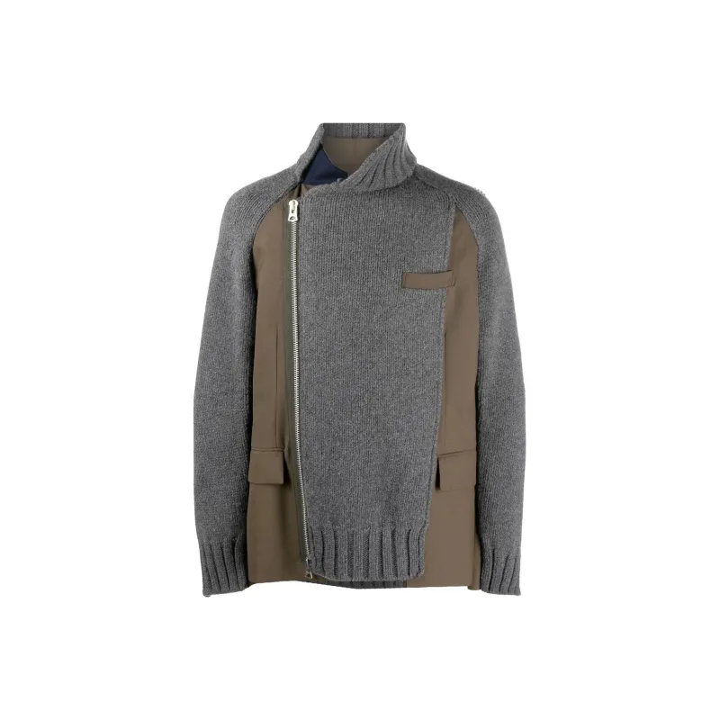 Sacai Sweaters Men Gray-0