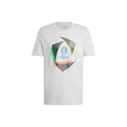 Adidas UEFA EURO24 T-Shirt Men's Gray