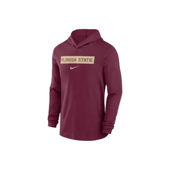 Nike Florida State Seminoles Sideline Men's Nike Dri FIT College Long Sleeve Hooded Top