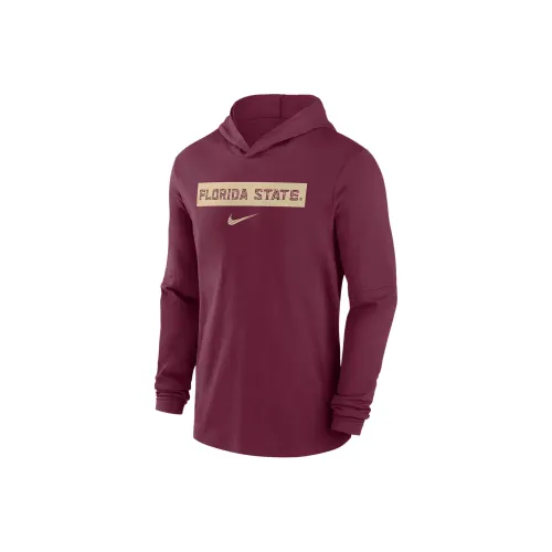 Nike Florida State Seminoles Sideline Men's Nike Dri FIT College Long Sleeve Hooded Top