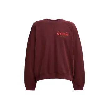 COACH SS25 Sweatshirt Unisex Merlot