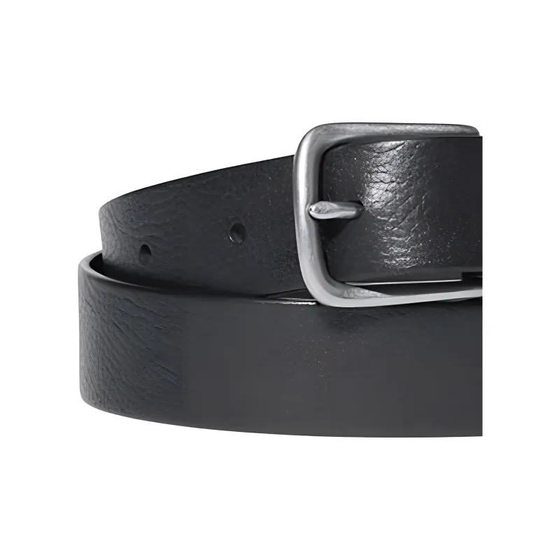 UNIQLO Leather Belts Women's Black Width 3cm-2