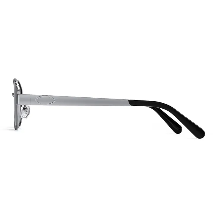 BERTHA Metal Oval Sunglasses Unisex-2