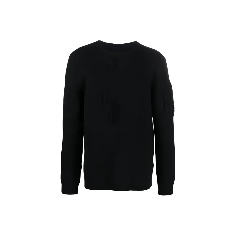 C.P.Company Lens detail Waffle knit Jumper-0