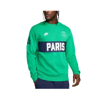 Nike Paris Saint-Germain Sweatshirt Men's Sports Field Green/White