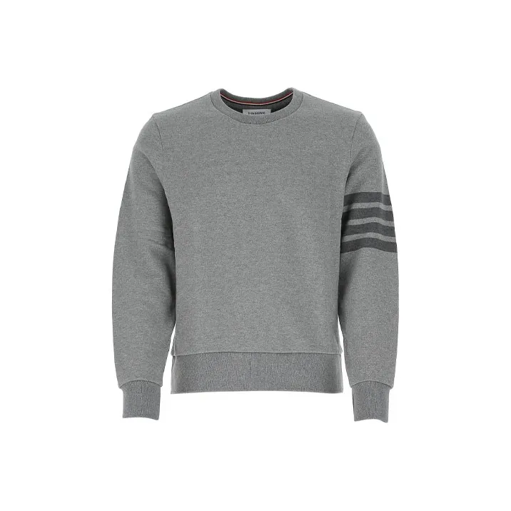 THOM BROWNE 4 Bar Stripe Cotton Sweatshirt-0