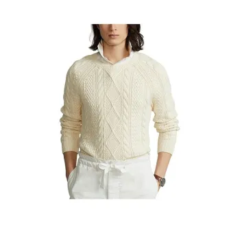 Polo Ralph Lauren Sweaters Men Cream White