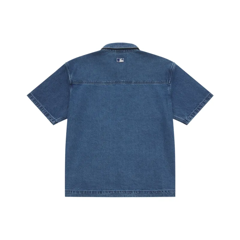 MLB MONOGRAM Collection New York Yankees SS25 Shirt Unisex Denim-1