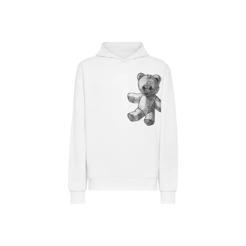 PHILIPP PLEIN Paisley Teddy Bear Hoodie-0