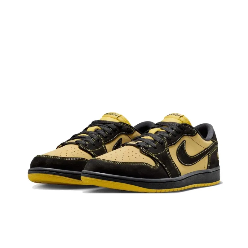 JORDAN 1 Retro Low Og Quai 54 Black Tour Yellow Red-1
