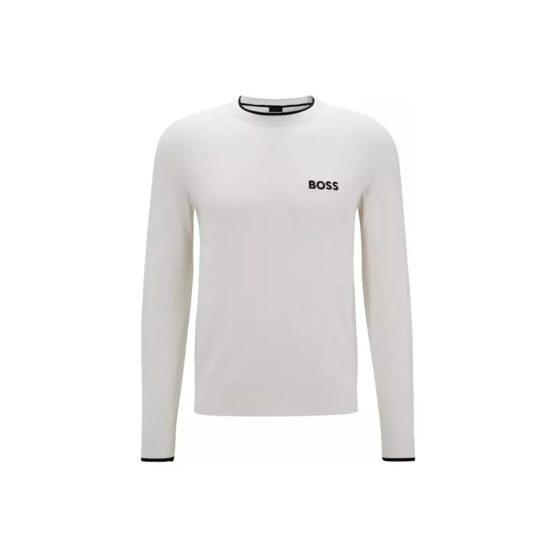 HUGO BOSS Sweaters Men White-0