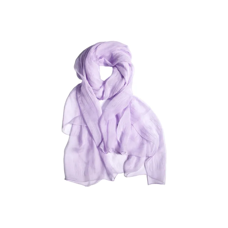 Red Bean Mulberry Silk Scarves Women's-7