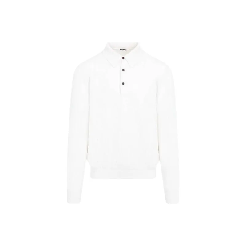 KITON Ribbed Polo Shirt-0
