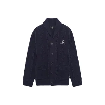 LI NING 1990 Sweaters Men Dark Ship Blue