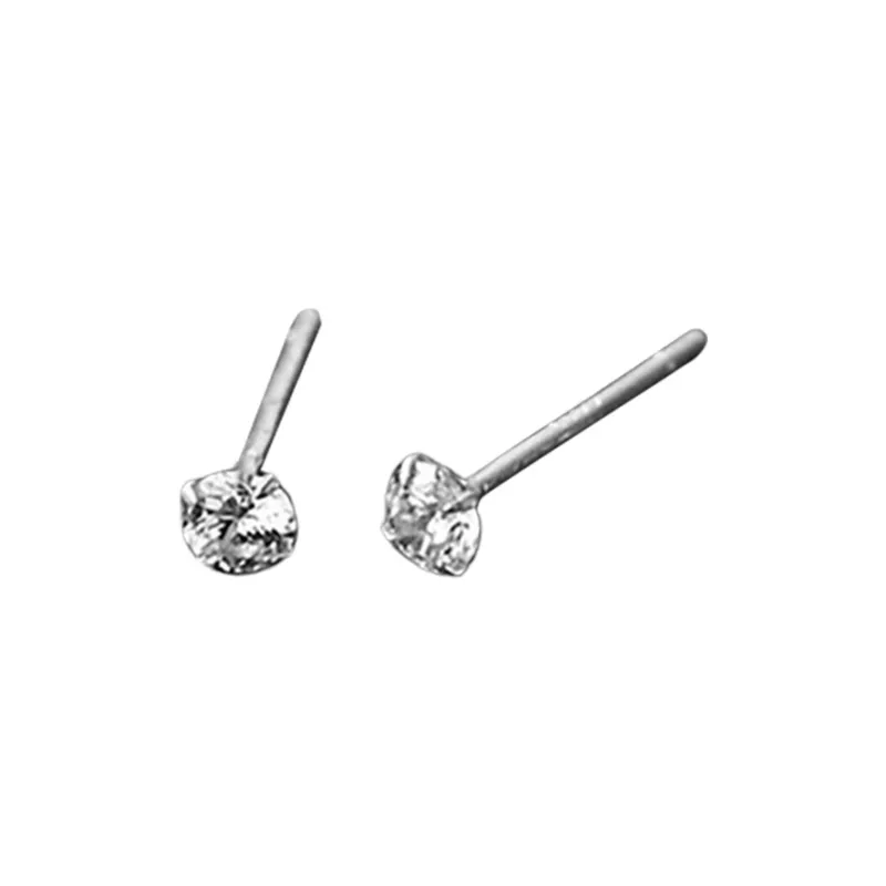 Nine Music 999 Fine Silver Stud Earrings Women's-10