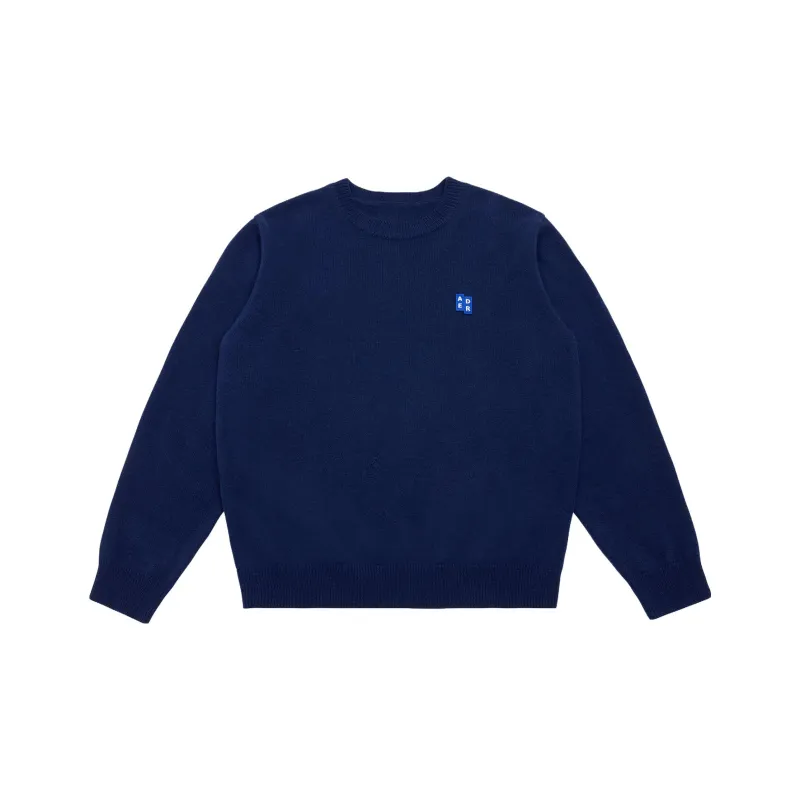 ADER ERROR Tetris-appliqué Fine-knit Jumper-0