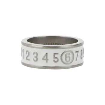 MM6 Maison Margiela Numeric Engraved Ring