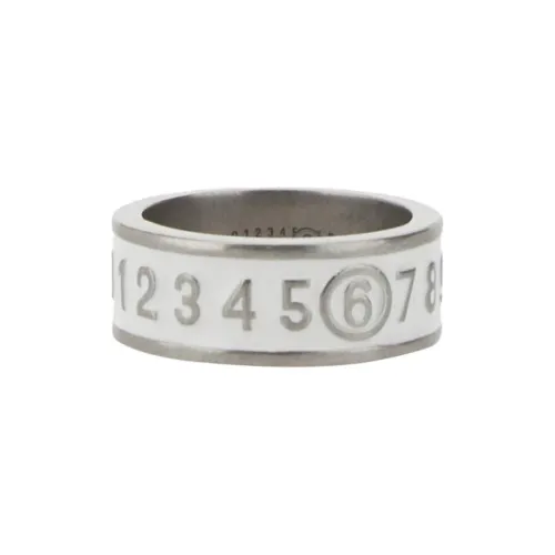 MM6 Maison Margiela Numeric Engraved Ring
